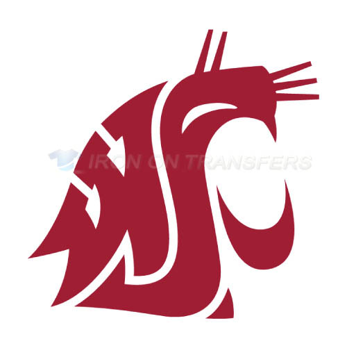 Washington State Cougars Logo T-shirts Iron On Transfers N6913